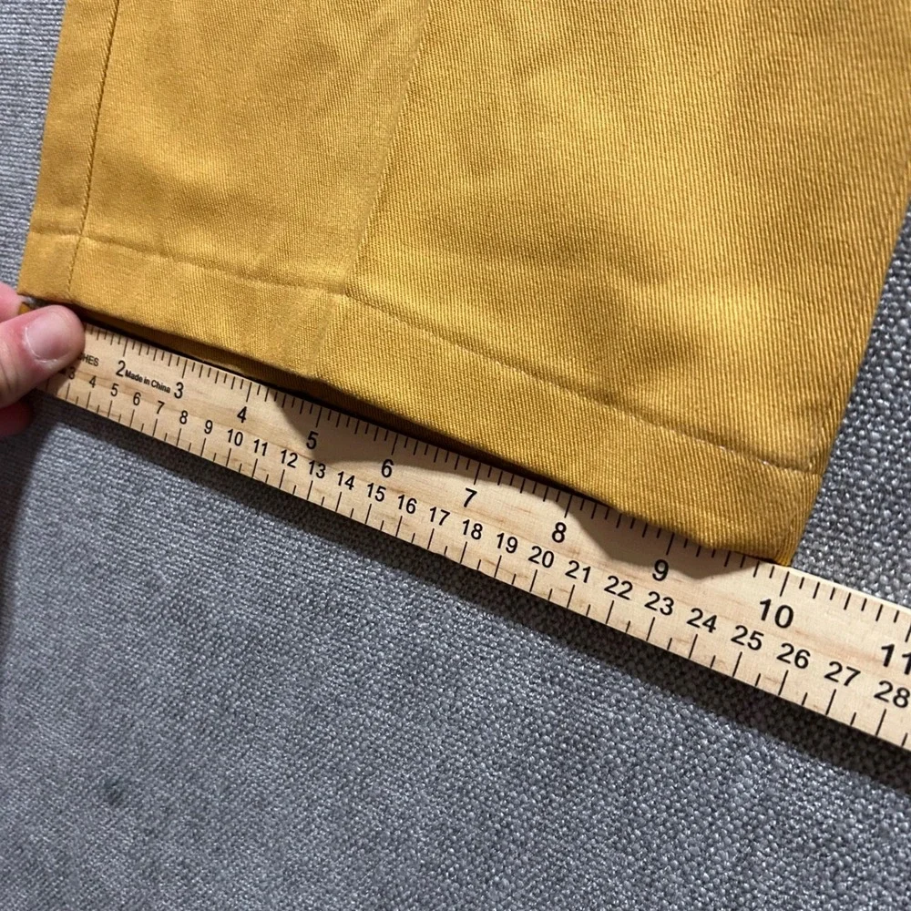 Dickies Double Knee Work Pants Mens 34x32 (Fits 34x30) Mustard Yellow Loose Fit